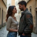 Erotischer Kontakt Steiermark: Die besten Möglichkeiten für diskrete Treffen Ein Paar steht in einer schmalen Gasse und blickt sich an