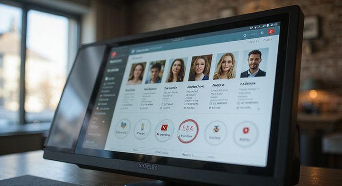 Ein eleganter Bildschirm zeigt Profilübersichten für flirt kontakt aus der Schweiz.