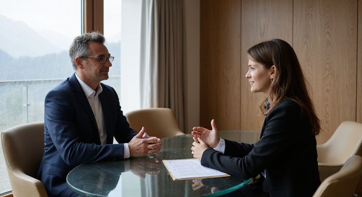 Ein elegantes Treffen in einer diskreten Escort-Agentur in St. Moritz. Ein elegantes Treffen in einer diskreten Escort-Agentur in St. Moritz.