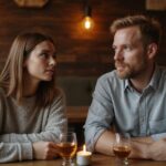 Sexkontakte München: Seriöse Kontakte und spannende Begegnungen in deiner Nähe Ein Paar führt in einem Restaurant ein tiefgründiges Gespräch