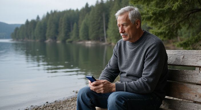 Ein nachdenklicher Mann sitzt am Ufer des Wörthersees. Ein nachdenklicher Mann sitzt am Ufer des Wörthersees und suche sexkontakt in Klagenfurt.