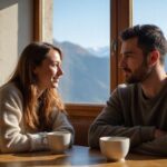 Flirt Kontakt und Sextreffen Neuenburg: Heiße Dates in deiner Nähe finden Ein Paar in einem gemütlichen Café genießt ihre Zeit zusammen