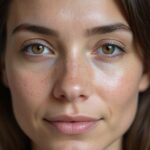 Ein hyper realistisches Porträt einer Person mit detaillierten Gesichtszügen